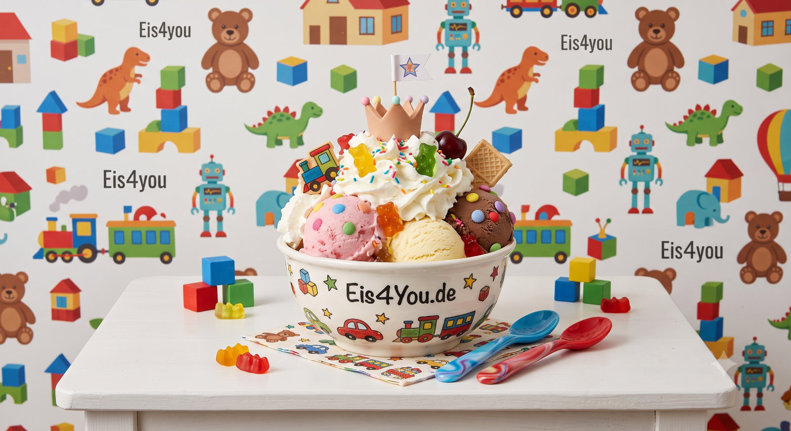 Kinder-Eisbecher „Bären-Bande“